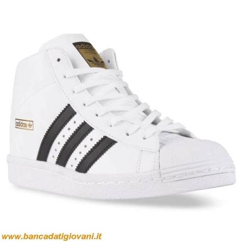 adidas superstar bianche e nere alte tacco|More.